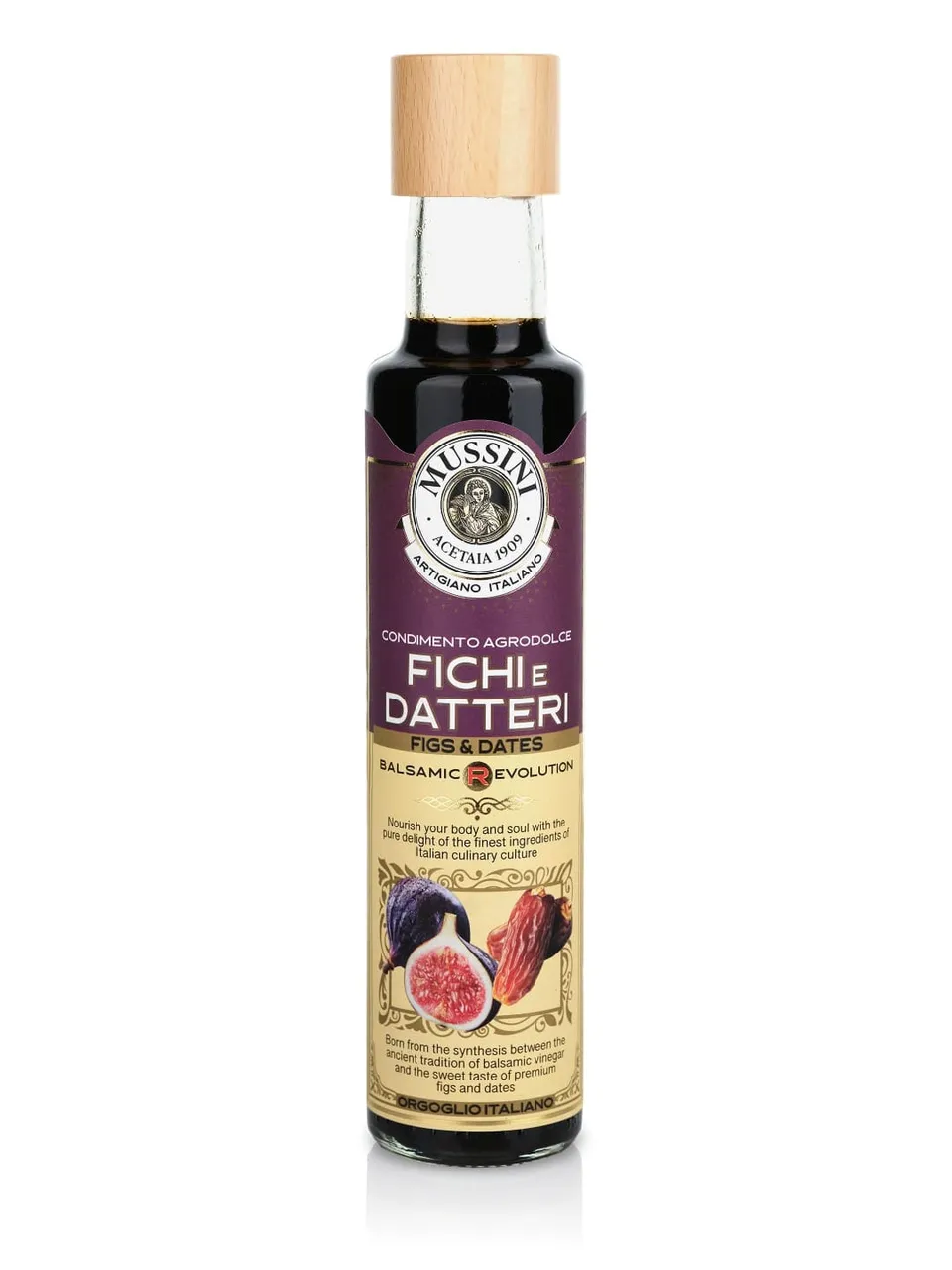 mussini-fichi-e-datteri-balsamic-r-evolution-condimento-fruttato-agro-dolce image 1