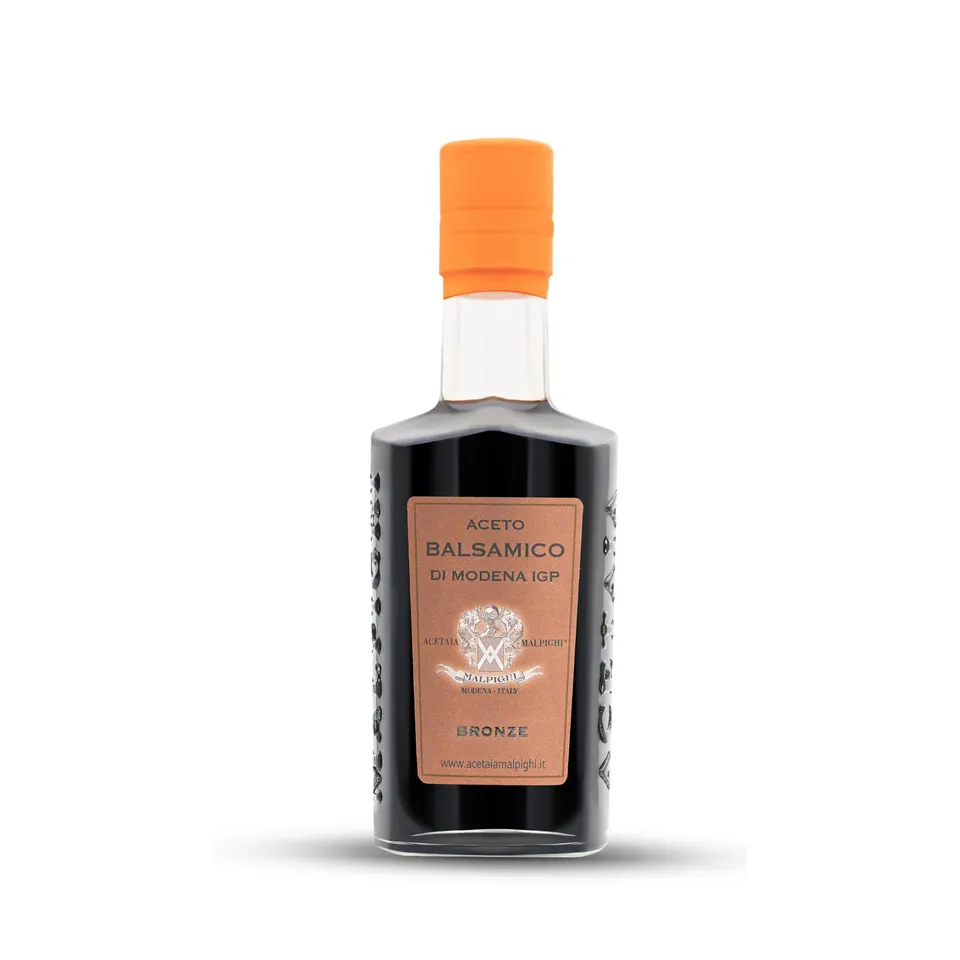 acetaia-malpighi-aceto-balsamico-di-modena-igp-bronzo-250-ml-senza-caramello image 1