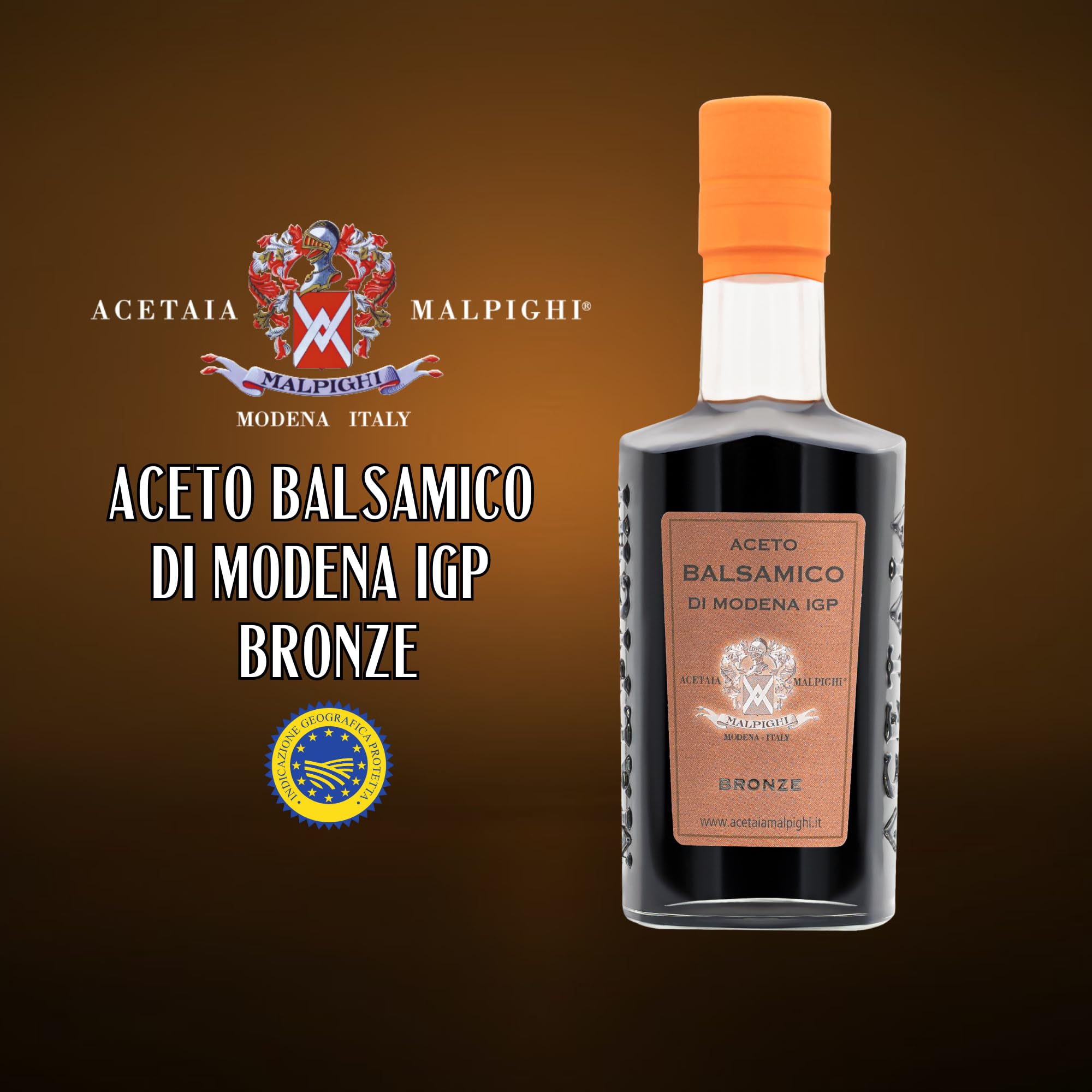 acetaia-malpighi-aceto-balsamico-di-modena-igp-bronzo-250-ml-senza-caramello image 3