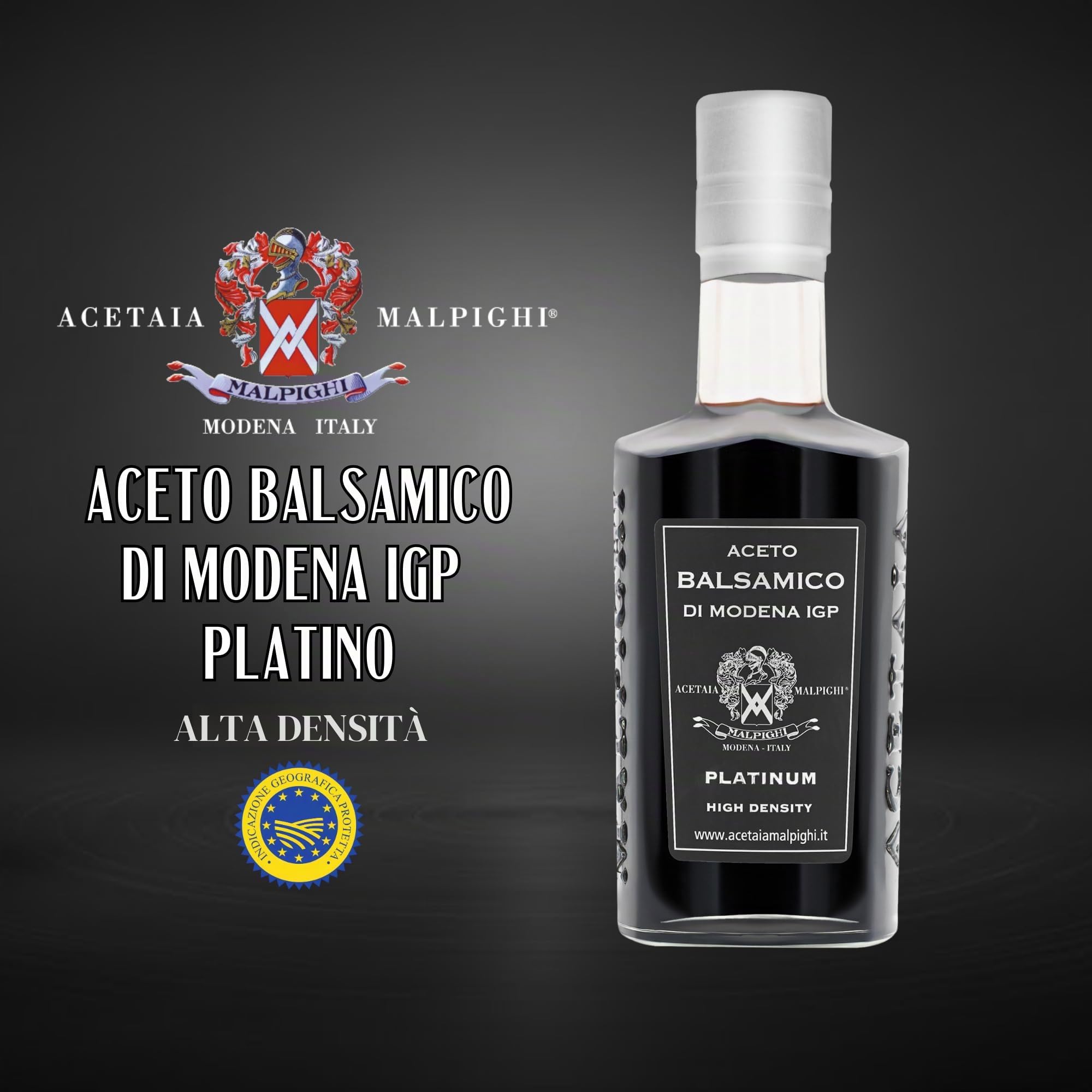 acetaia-malpighi-aceto-balsamico-di-modena-igp-platino-250-ml image 3