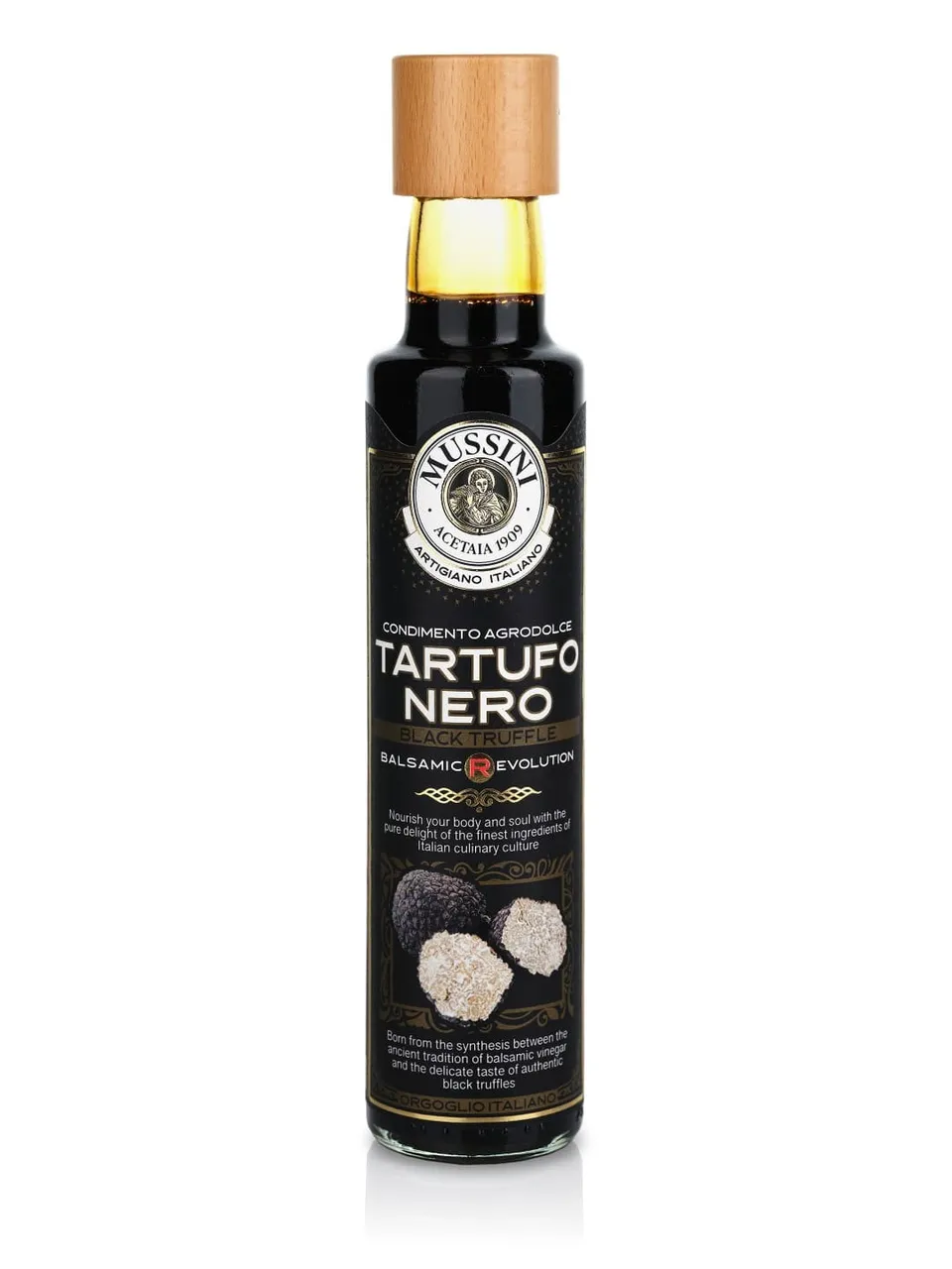 mussini-balsamic-r-evolution-tartufo-nero-condimento-fruttato-agro-dolce-al-tart image 1