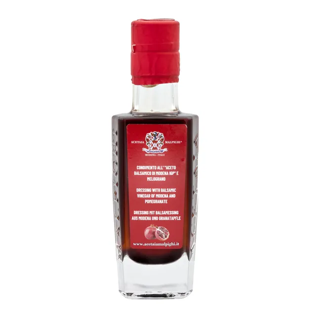 acetaia-malpighi-condimento-all-aceto-balsamico-di-modena-igp-al-melograno-100-m image 1