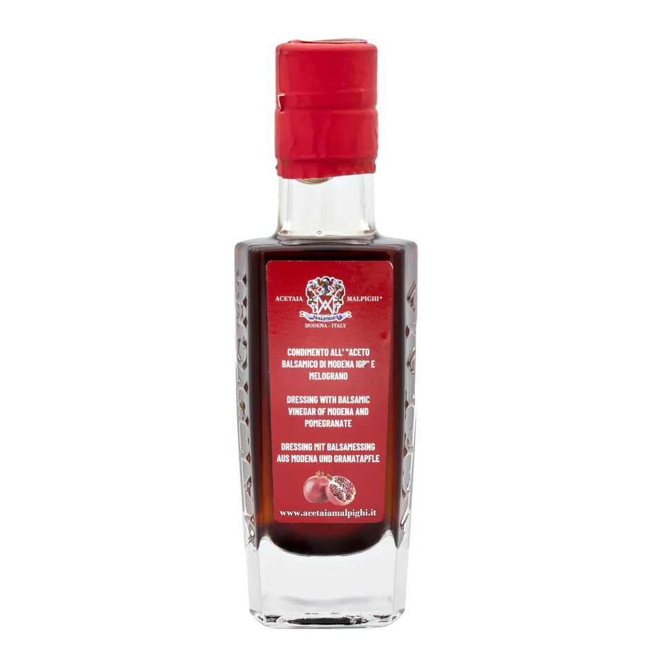 acetaia-malpighi-condimento-all-aceto-balsamico-di-modena-igp-al-melograno-100-m image 1