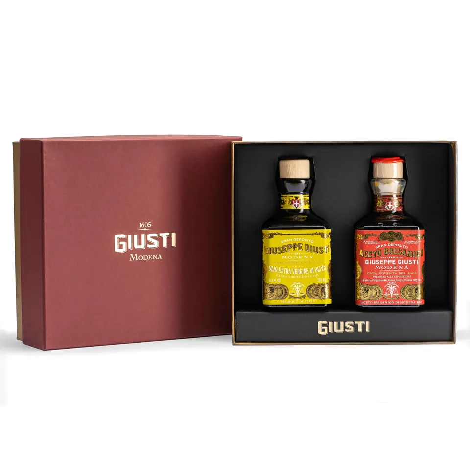 giusti-duetto-aceto-balsamico-di-modena-igp-3-medaglie-d-oro-olio-extra-vergine- image 1