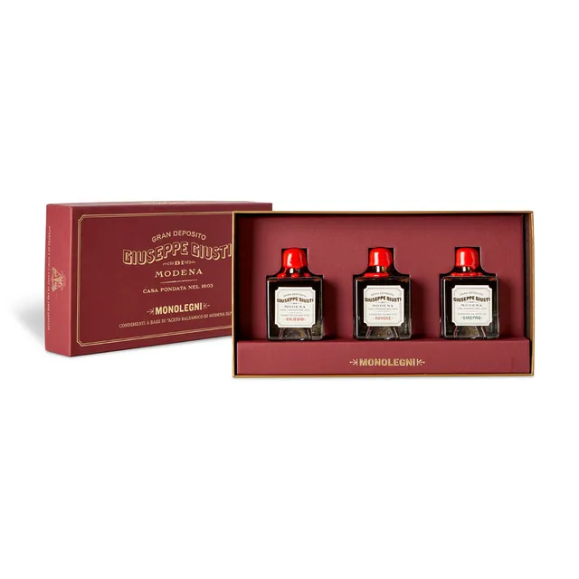 giusti-tris-monolegni-degustazione-3-balsamici-da-legni-diversi image 1