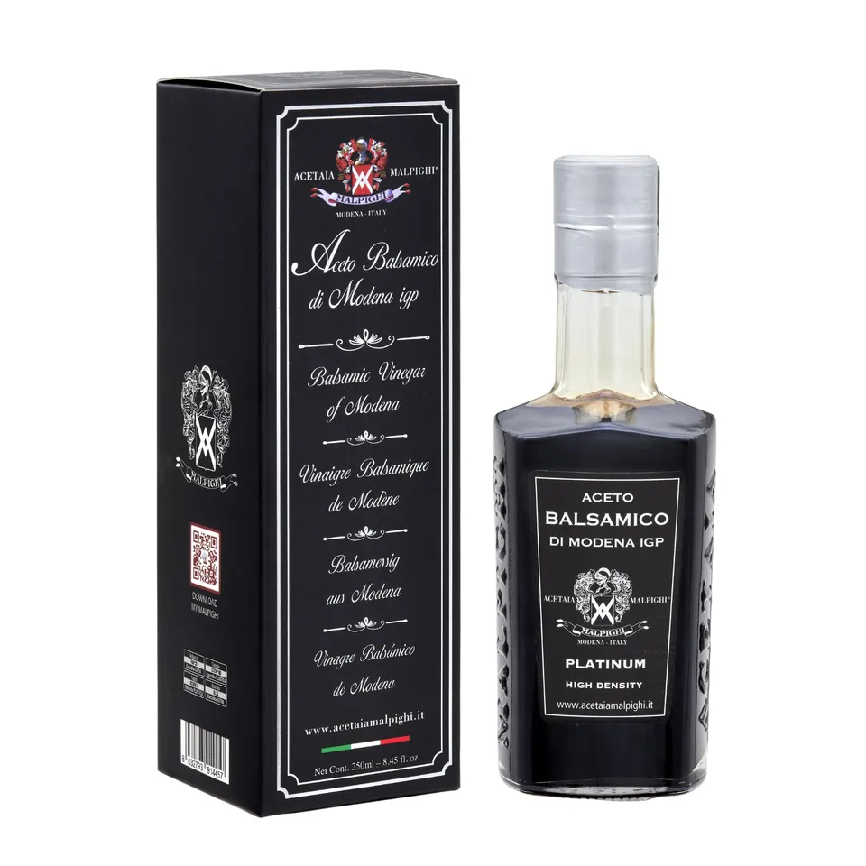 acetaia-malpighi-aceto-balsamico-di-modena-igp-platino-250-ml image 1