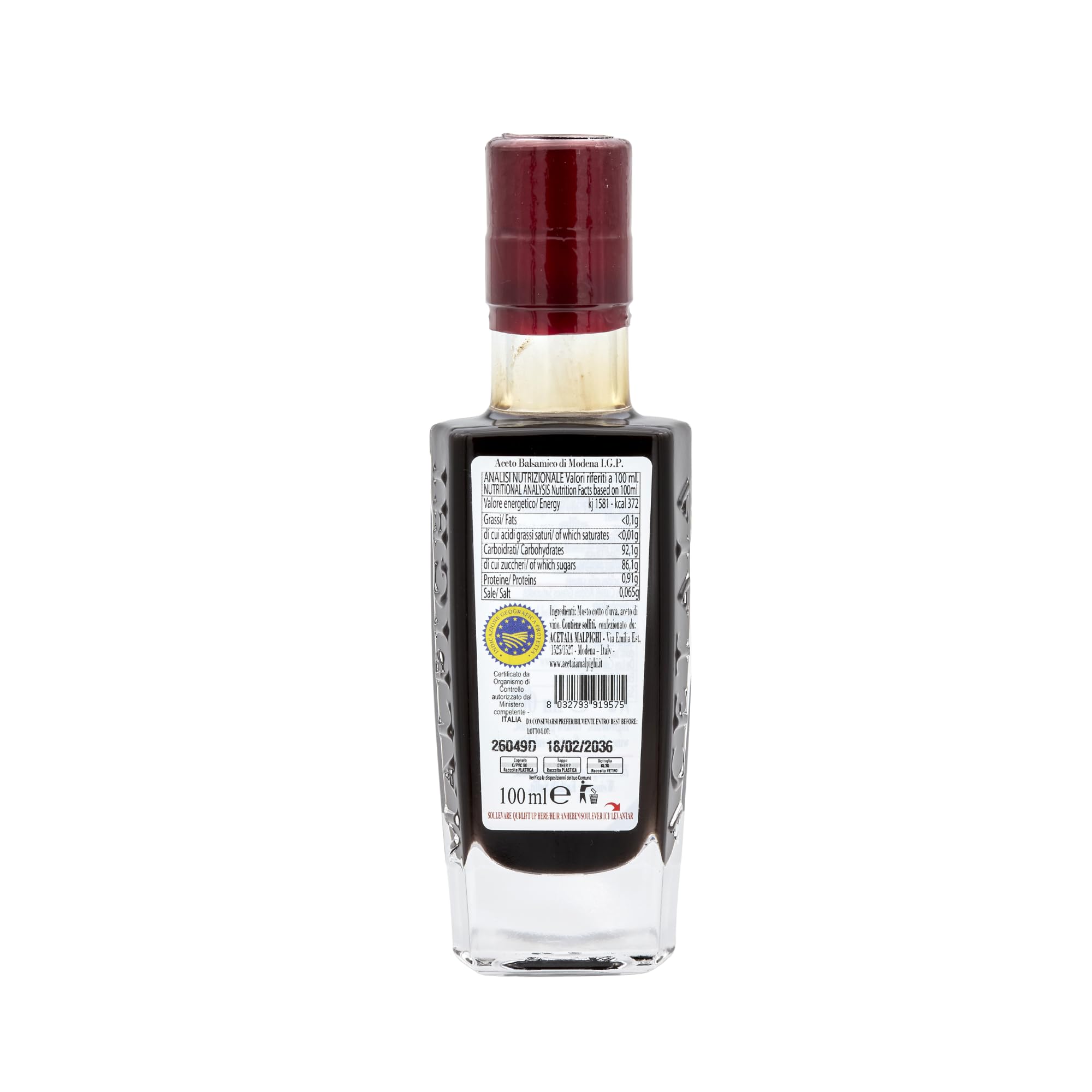 acetaia-malpighi-aceto-balsamico-di-modena-igp-bordeaux-100-ml image 3