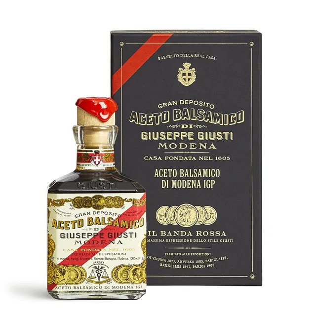 giusti-5-medaglie-d-oro-aceto-balsamico-di-modena-igp-cubica image 1