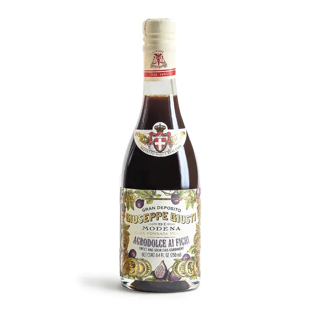 giusti-condimento-agrodolce-ai-fichi-blend-aceto-di-vino-e-succo-di-frutta image 1