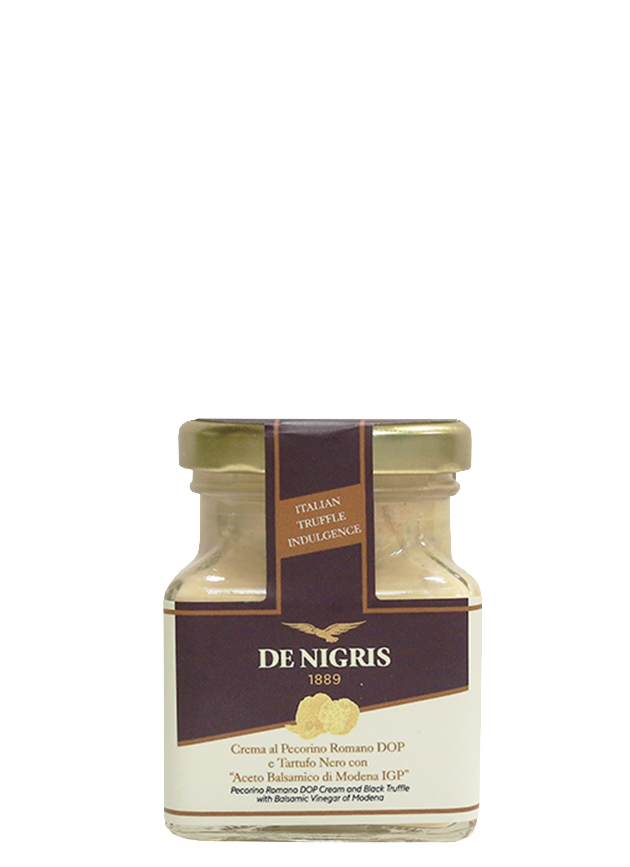 de-nigris-1889-crema-al-pecorino-romano-dop-e-tartufo-nero-crema-balsamica-gourm image 1