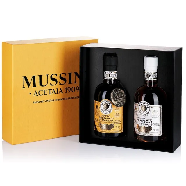 mussini-cofanetto-il-denso-5-medaglie-balsamico-scuro-e-bianco image 1