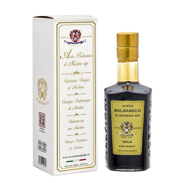 acetaia-malpighi-oro-aceto-balsamico-di-modena-igp-250-ml-senza-caramello-in-bar image 1