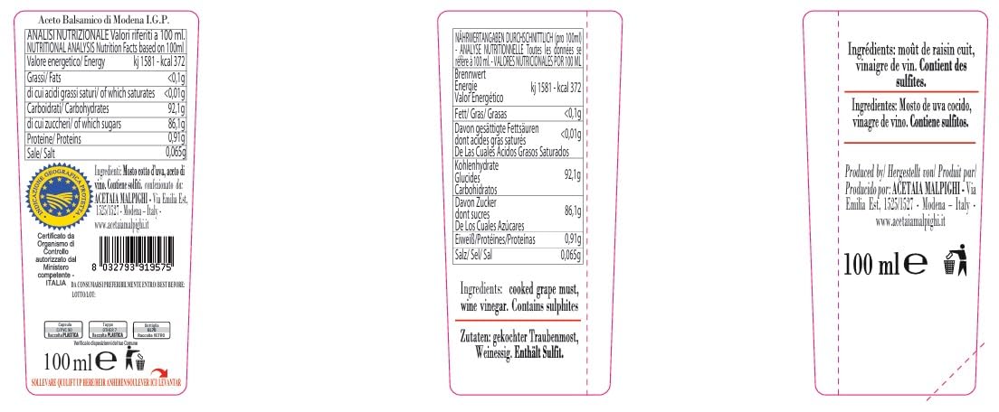 acetaia-malpighi-aceto-balsamico-di-modena-igp-bordeaux-100-ml image 2