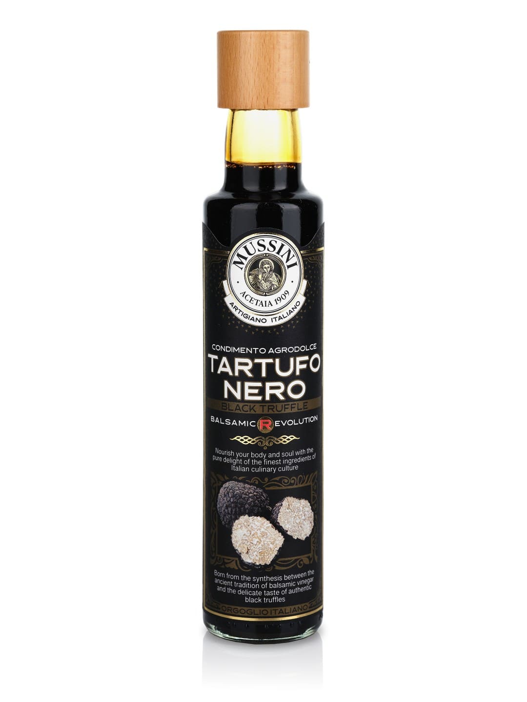 mussini-balsamic-r-evolution-tartufo-nero-condimento-fruttato-agro-dolce-al-tart image 1
