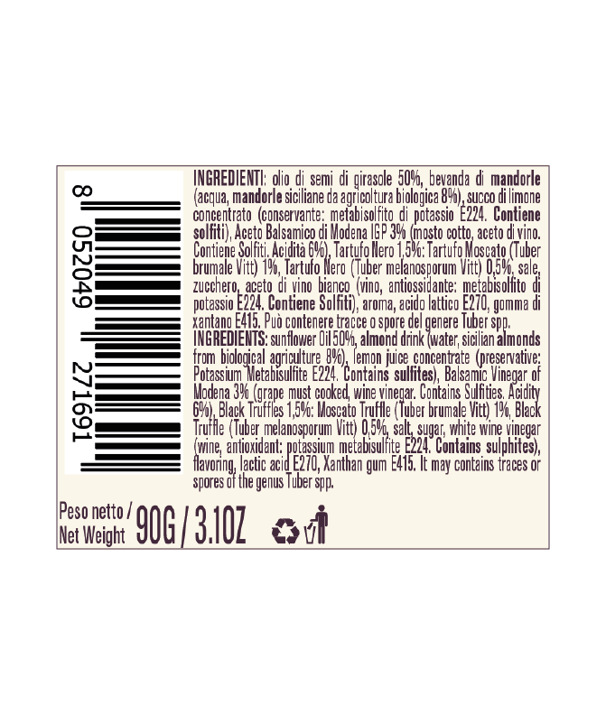de-nigris-1889-maionese-vegan-al-tartufo-nero-collezione-tartufo-balsamico image 2