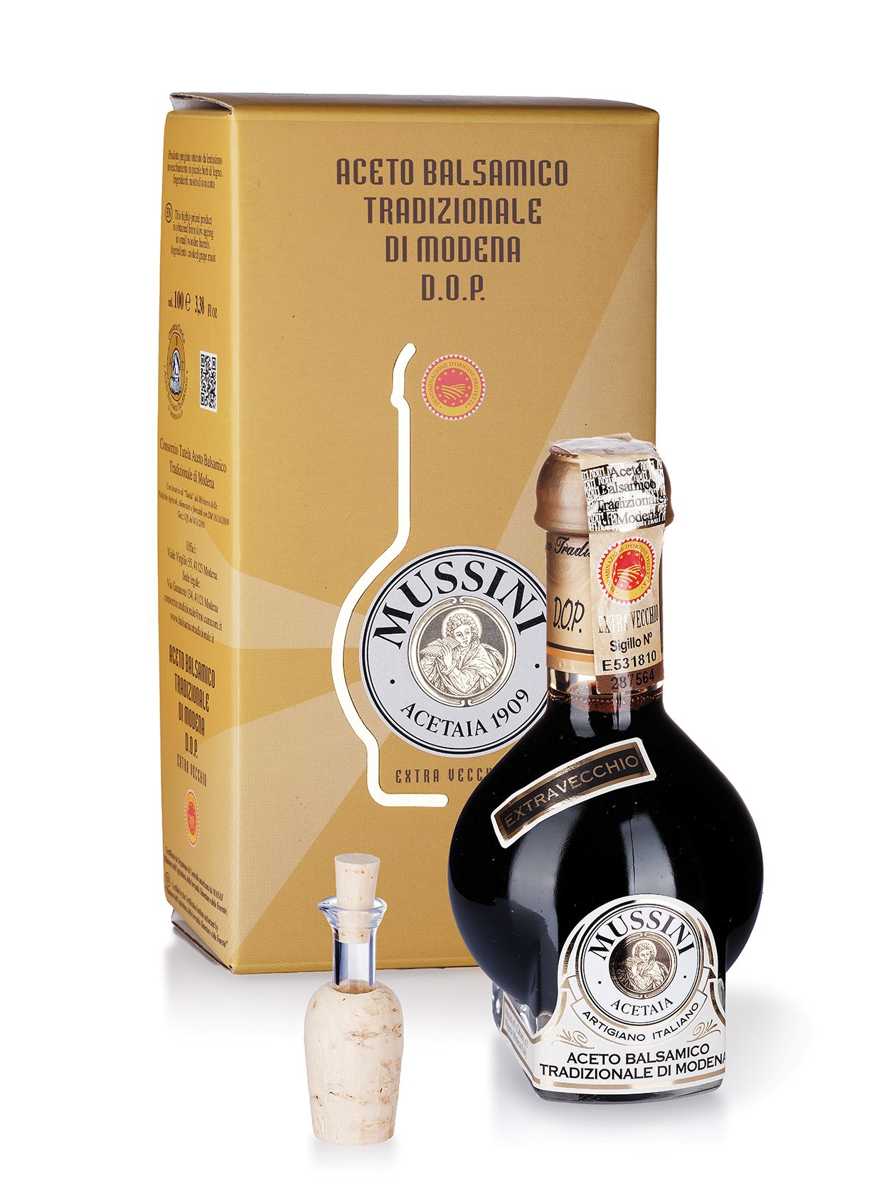 mussini-extravecchio-25-anni-aceto-balsamico-tradizionale-di-modena-d-o-p image 1
